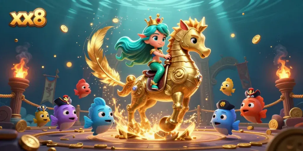 Experience the vibrant world of xx8 with our colorful mermaid casino adventure.