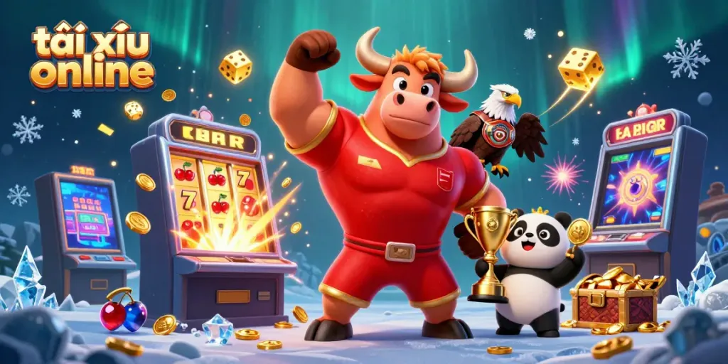 Experience thrilling tài xỉu online action with engaging characters and vibrant casino elements.