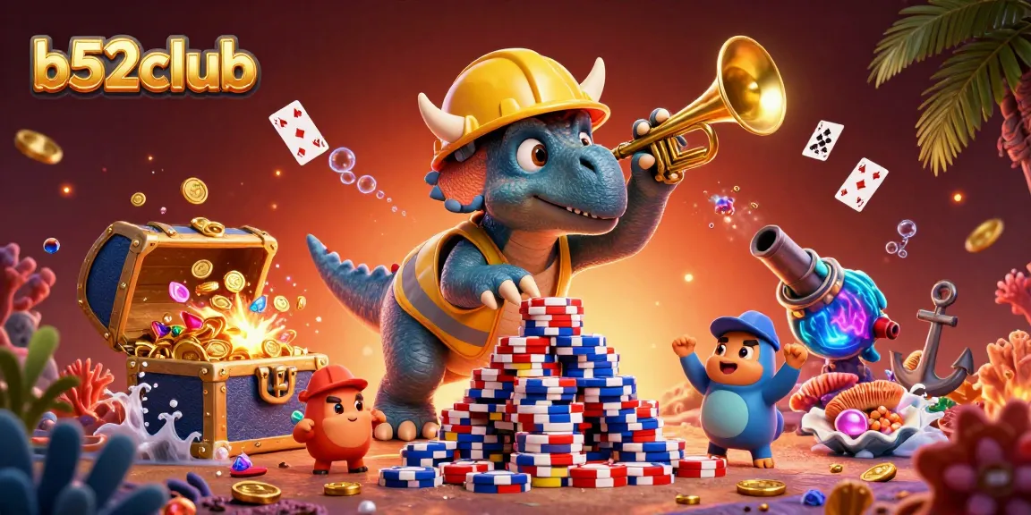 b52club offers a vibrant online casino experience featuring colorful game elements and exciting characters.