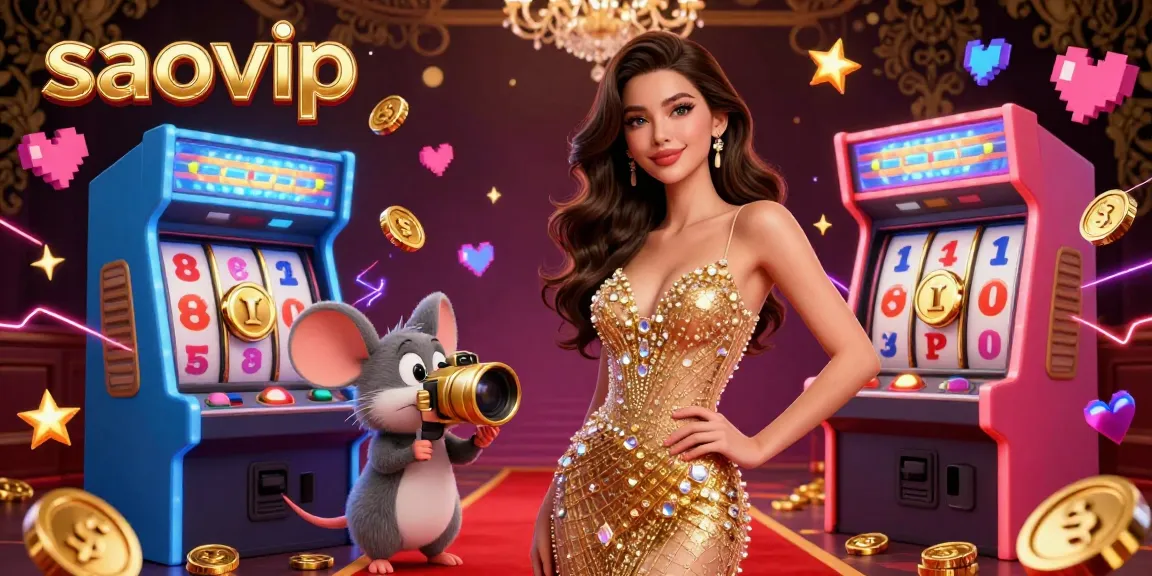 Engage with saovip's thrilling jackpots through vibrant, dynamic 3D casino illustration.