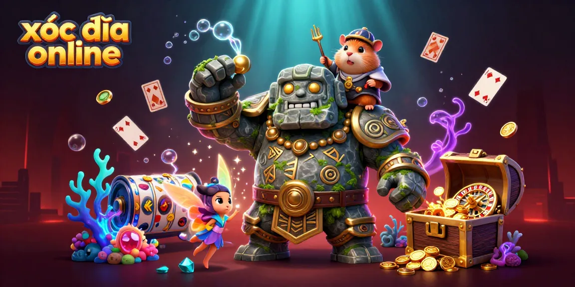 Experience the thrill of xóc đĩa online with captivating characters and dynamic gaming elements.