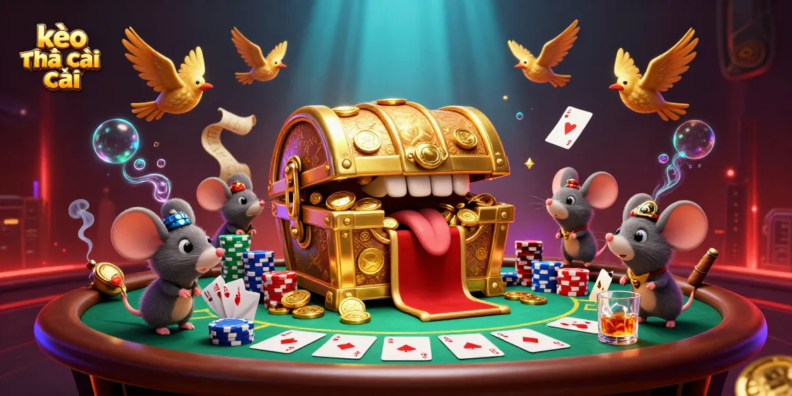 Engage with kèo nhà cái by exploring the wealth of gaming experiences illustrated in this vibrant casino scene.