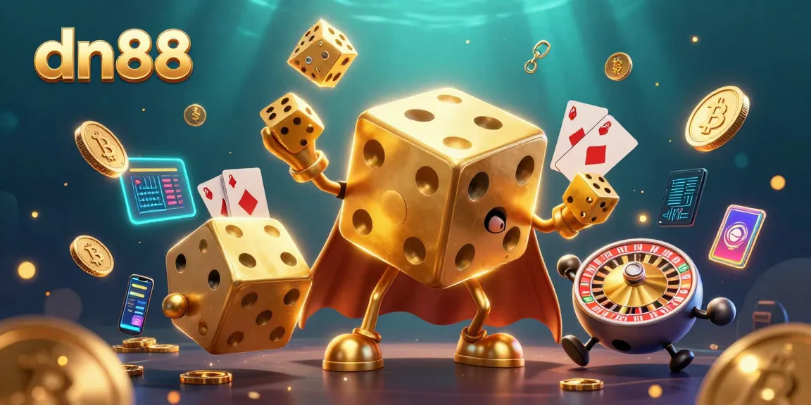 Engage with exciting games at dn88, featuring lively characters and vibrant casino elements.
