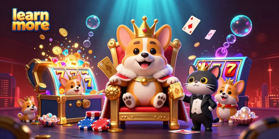 Learn more about vibrant casino adventures with a royal corgi and cat butler in action.