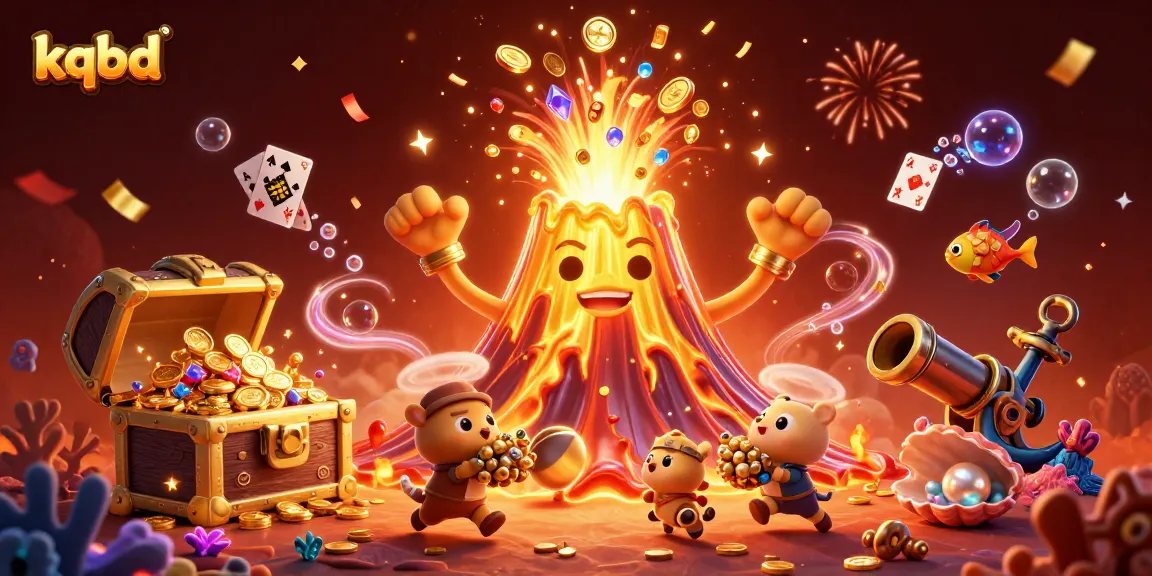 Experience excitement with KQBD's winning strategies amid a vibrant treasure scene.