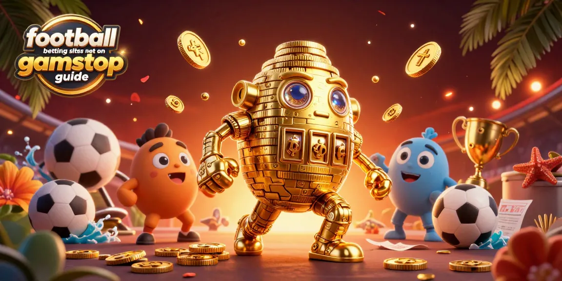 Engage with the football betting sites not on gamstop guide featuring vibrant sports elements and dynamic illustrations.