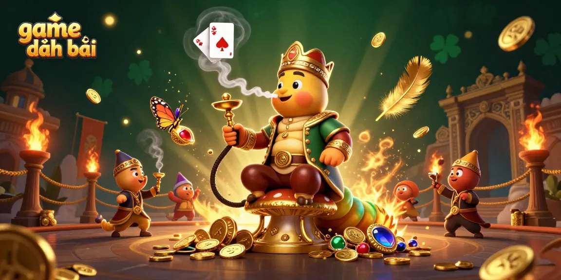 Experience thrilling game đánh bài action in a vibrant, detailed casino setting.