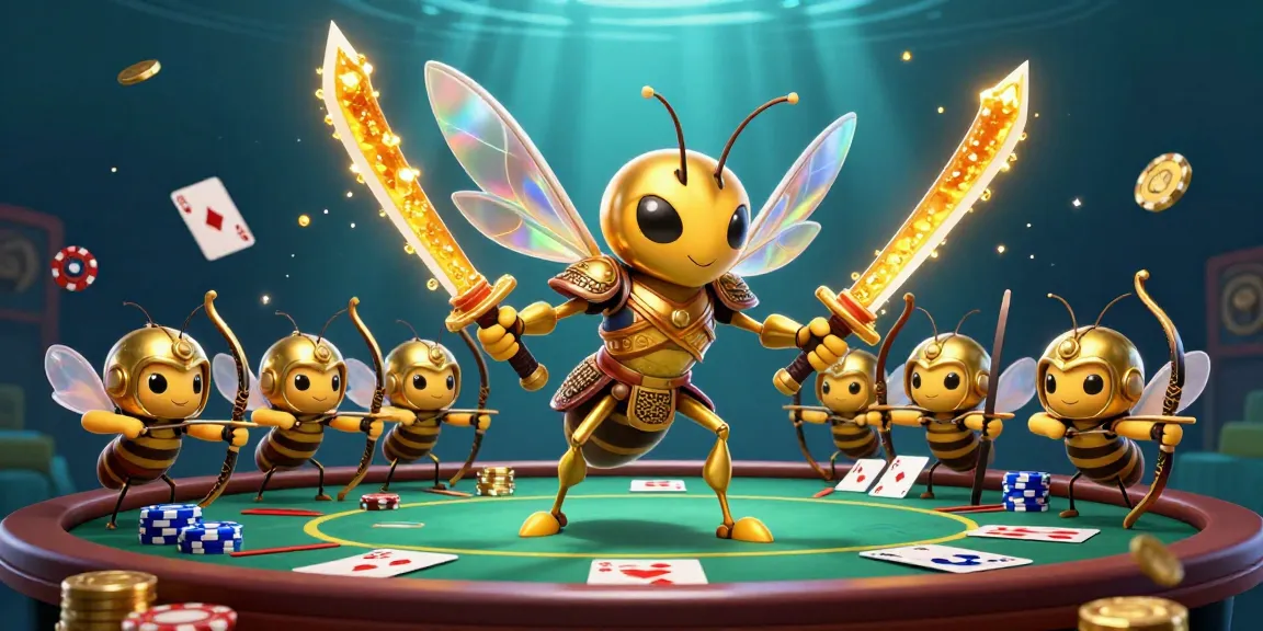 Experience DEWAPOKER action with vibrant poker elements and alluring characters in a dynamic 3D scene.