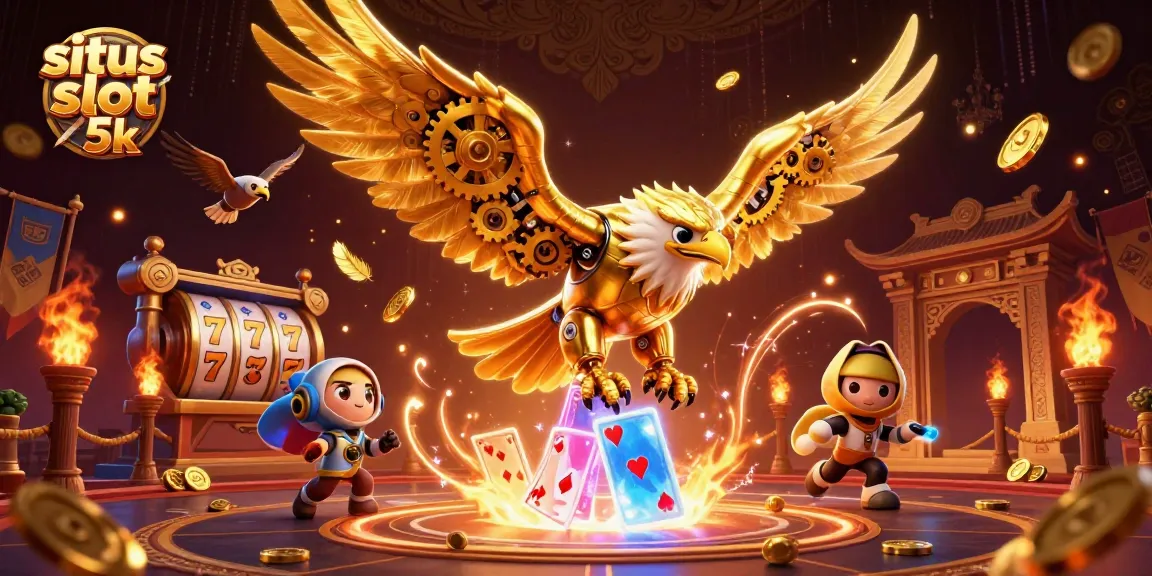 Experience thrilling gameplay at situs slot 5k with vibrant characters and dynamic slot elements.