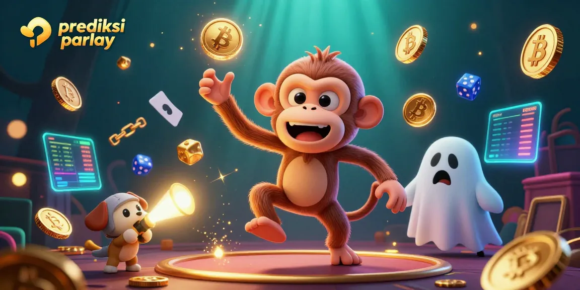 Experience exciting prediksi parlay action in a vibrant haunted casino scene.